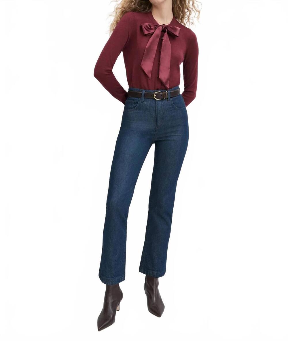 NEW FAVORITE DAUGHTER the take a bow cardigan in vino